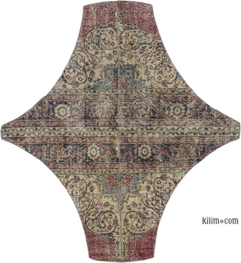 Patchwork El Dokuma Halı - 182 cm x 198 cm - K0067890