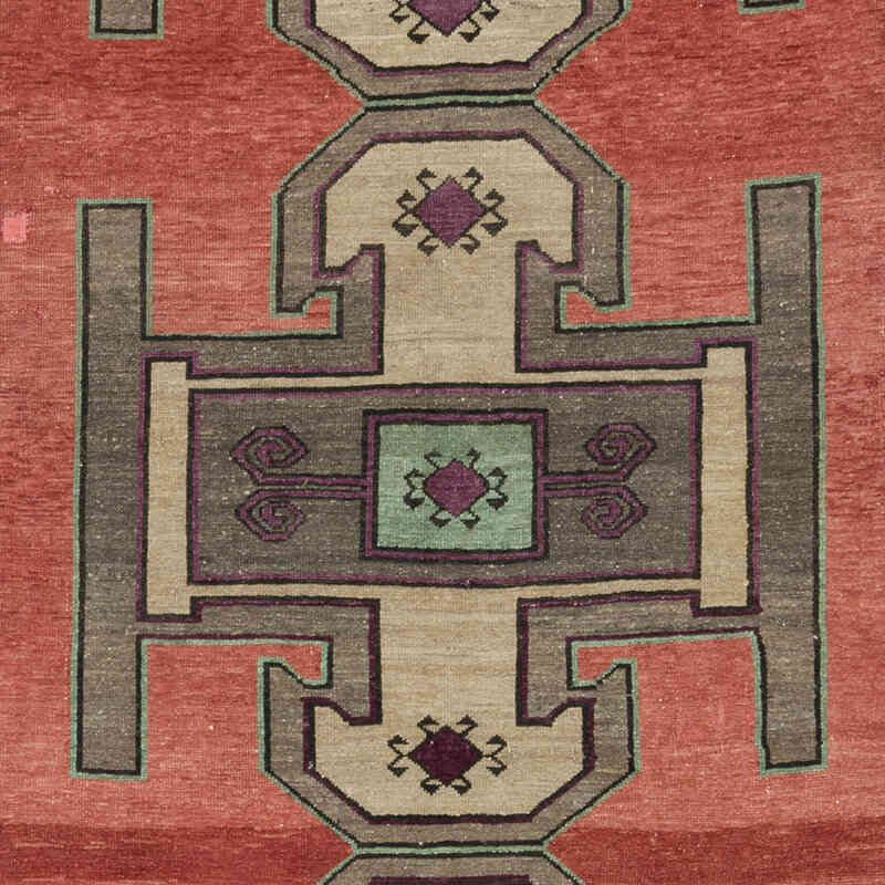 Alfombra Turca Vintage De Pasillo - 206 cm x 633 cm - K0067892
