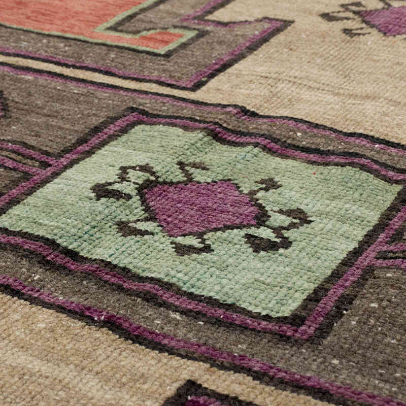 Alfombra Turca Vintage De Pasillo - 206 cm x 633 cm - K0067892