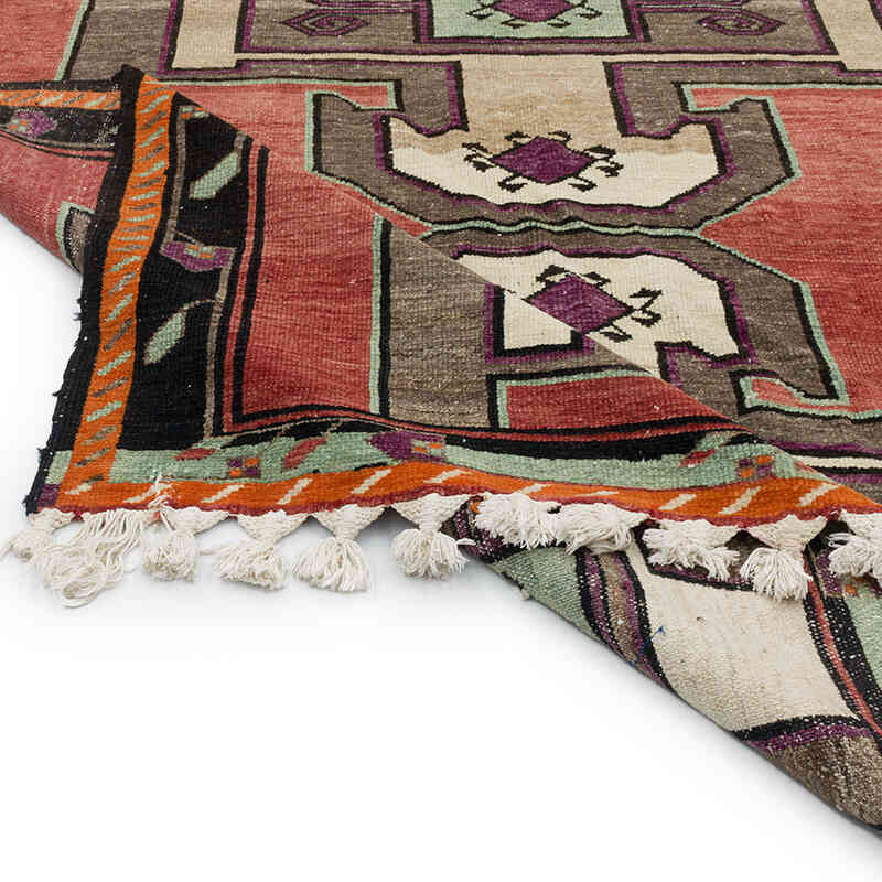 Alfombra Turca Vintage De Pasillo - 206 cm x 633 cm - K0067892