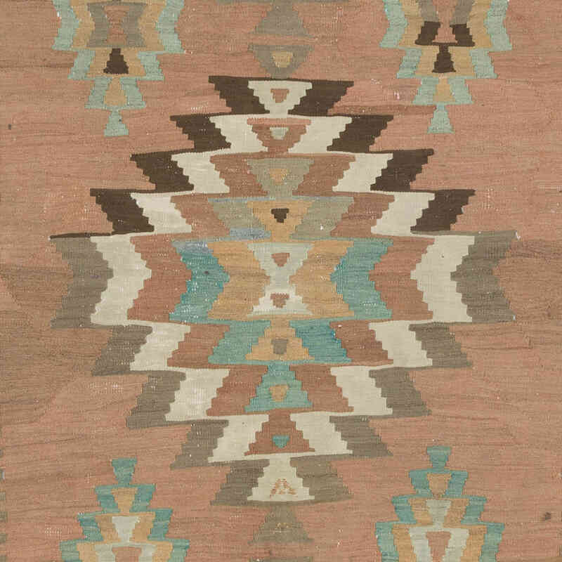 Alfombra Vintage Turca Anudada a Mano - 142 cm x 309 cm - K0067895