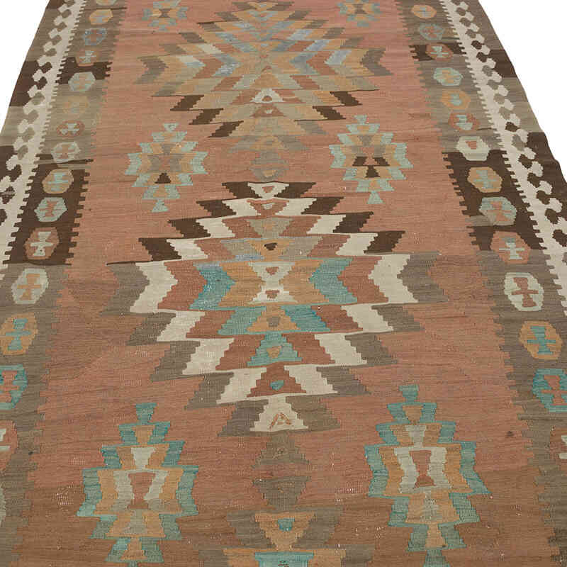 Alfombra Vintage Turca Anudada a Mano - 142 cm x 309 cm - K0067895