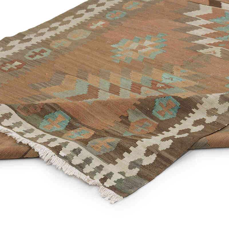 Alfombra Vintage Turca Anudada a Mano - 142 cm x 309 cm - K0067895