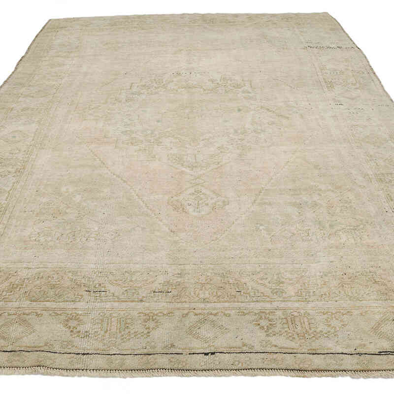 Vintage Turkish Hand-Knotted Rug - 6'  x 9' 8" (72" x 116") - K0067908