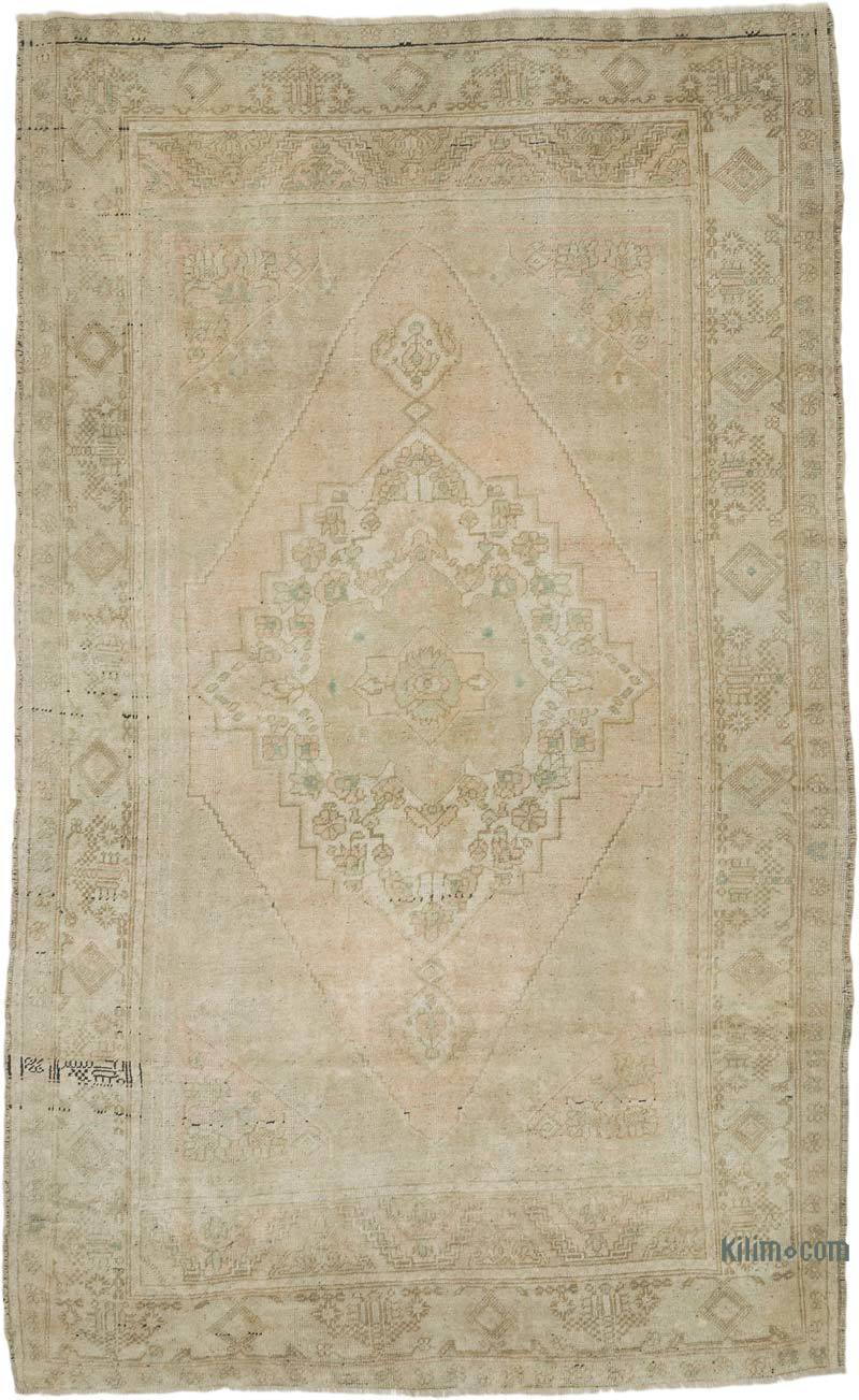 Vintage Turkish Hand-Knotted Rug - 6'  x 9' 8" (72" x 116") - K0067908