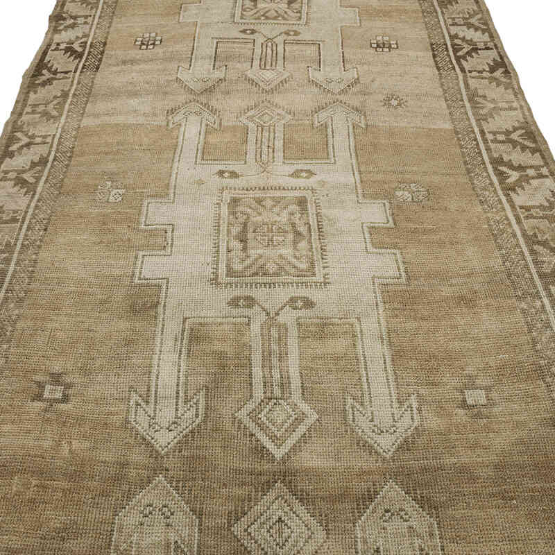 Vintage Turkish Hand-Knotted Rug - 4' 11" x 12' 3" (59" x 147") - K0067909