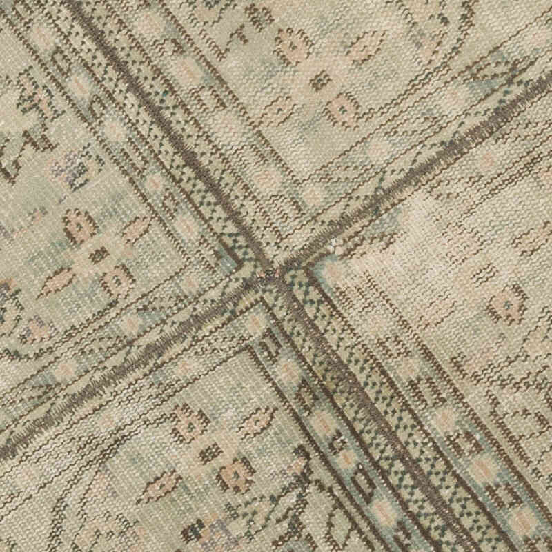 Alfombra De Retazos Turca Sobre-Teñida - 122 cm x 122 cm - K0067913