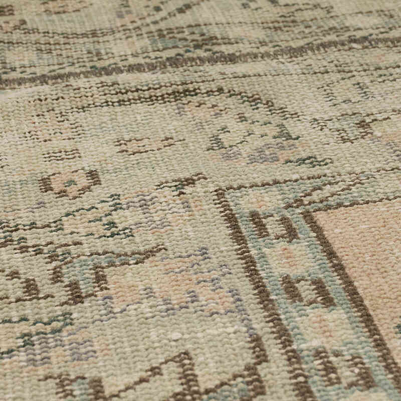 Alfombra De Retazos Turca Sobre-Teñida - 122 cm x 122 cm - K0067913