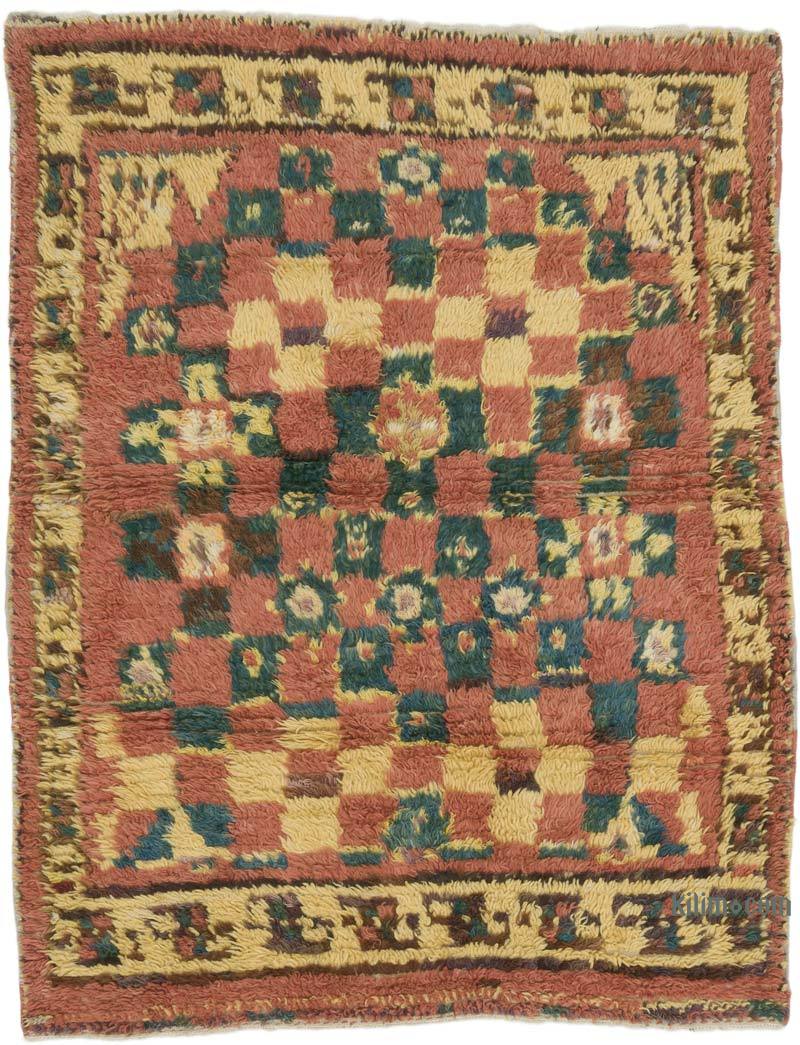 Vintage Anadolu Tülü - 122 cm x 161 cm - K0067916