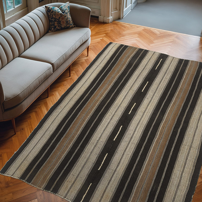 Alfombra Vintage Anatolian Kilim - 200 cm x 272 cm - K0068178