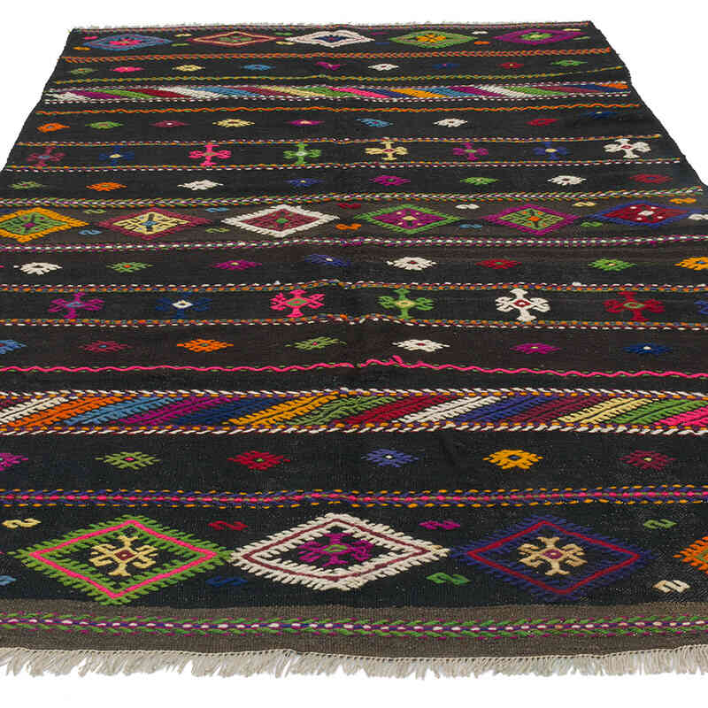 Alfombra Vintage Anatolian Kilim - 164 cm x 248 cm - K0068183