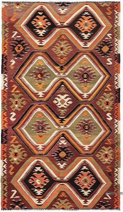 Vintage Mut Kilim Rug - 5' 6" x 9' 4" (66" x 112")