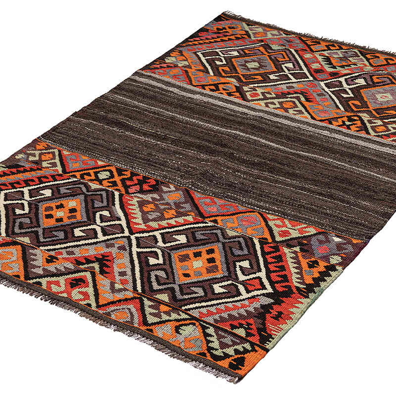Vintage Bayburt Kilimi - 102 cm x 146 cm - K0068258