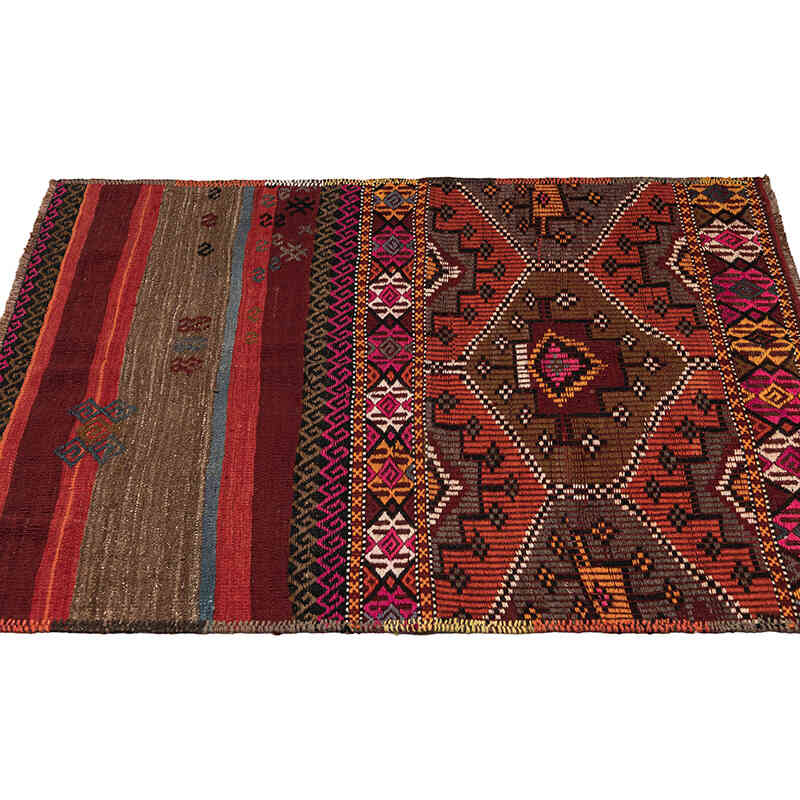 Vintage Bayburt Kilimi - 106 cm x 115 cm - K0068268