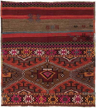 Vintage Bayburt Kilimi - 106 cm x 115 cm