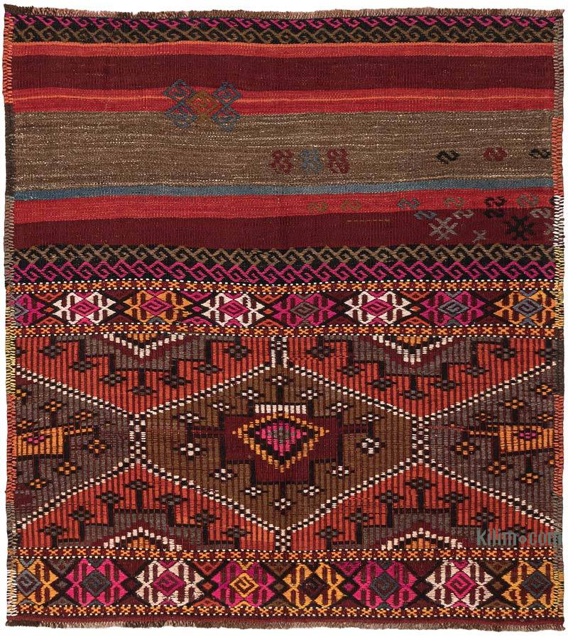 Vintage Bayburt Kilimi - 106 cm x 115 cm - K0068268