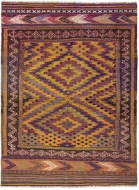 Vintage Fethiye Jijim Rug - 3' 10" x 5' 3" (46" x 63")
