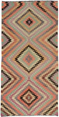 Vintage Mut Kilim Rug - 5' 8" x 11' 2" (68" x 134")