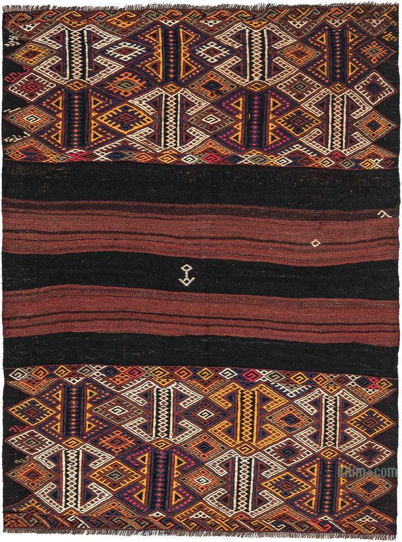 Vintage Bayburt Kilim Rug - 3' 5" x 4' 6" (41" x 54") - K0068278