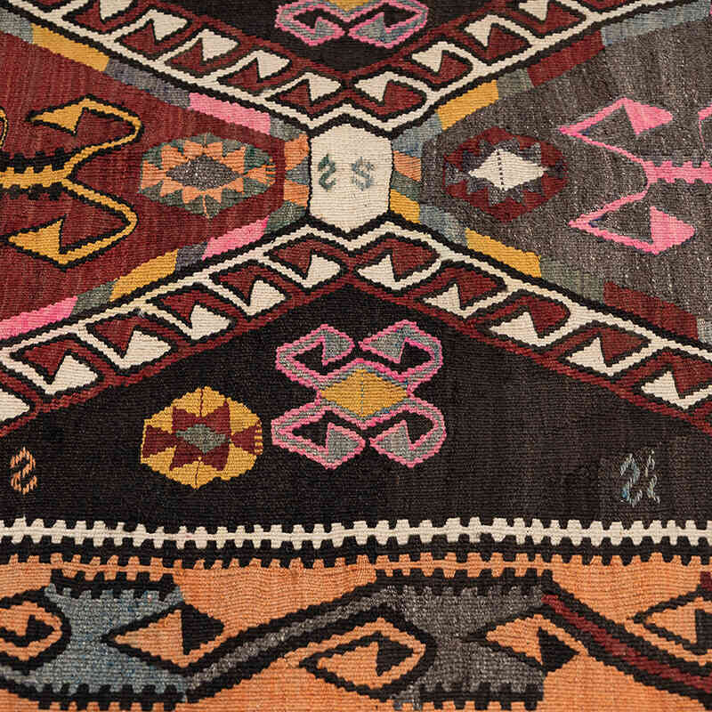 Vintage Kars Kilim Rug - 4' 1" x 12' 2" (49" x 146") - K0068295