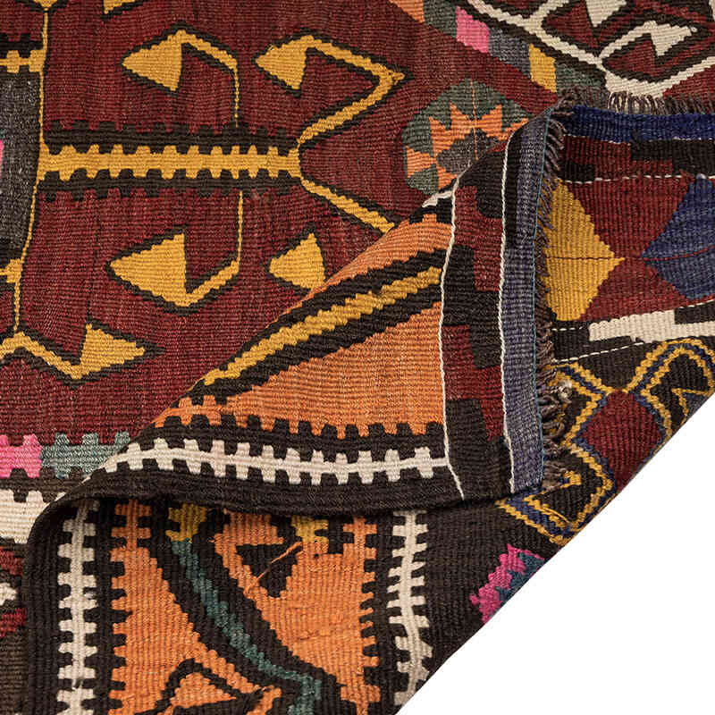 Vintage Kars Kilim Rug - 4' 1" x 12' 2" (49" x 146") - K0068295