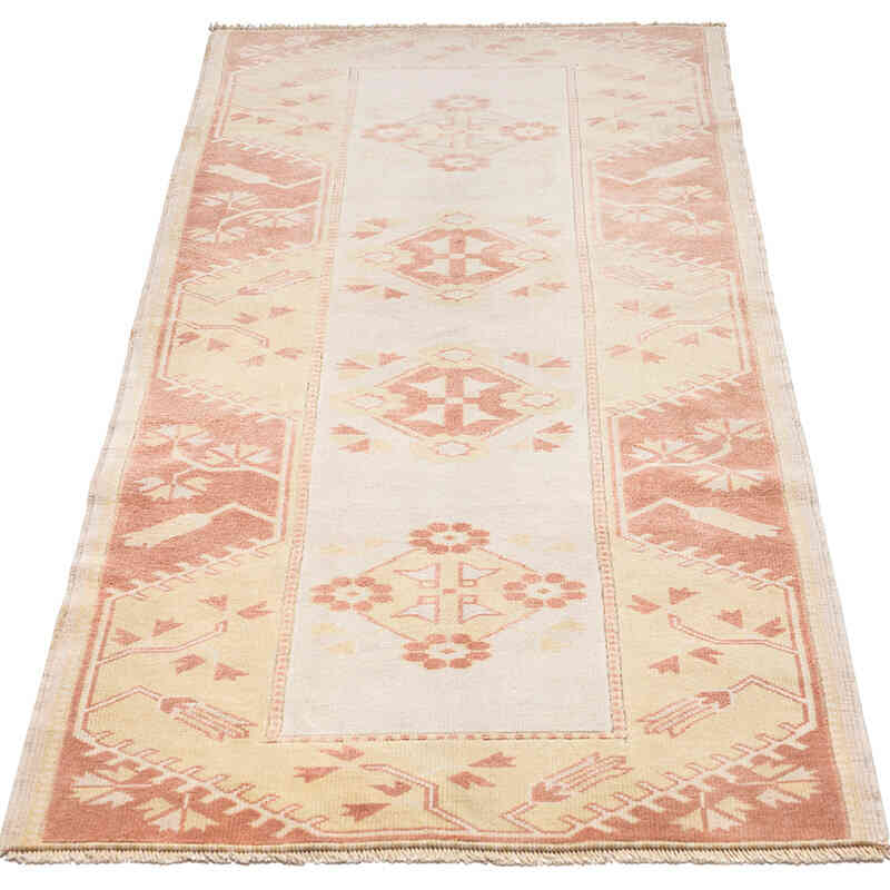 Vintage Turkish Hand-Knotted Rug - 2' 6" x 6' 3" (30" x 75") - K0068300