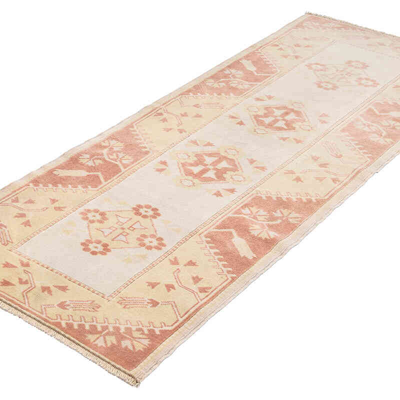 Vintage Turkish Hand-Knotted Rug - 2' 6" x 6' 3" (30" x 75") - K0068300