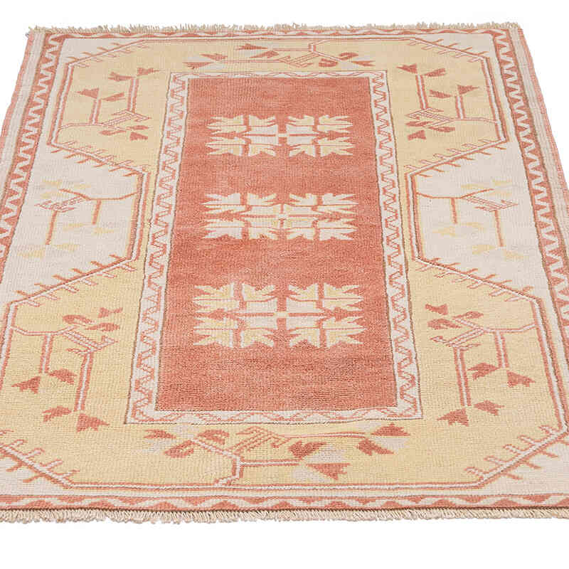 El Dokuma Vintage Halı - 84 cm x 134 cm - K0068302