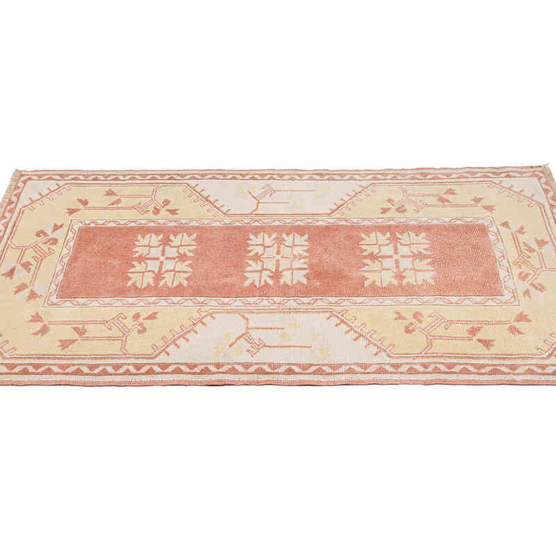 El Dokuma Vintage Halı - 84 cm x 134 cm - K0068302