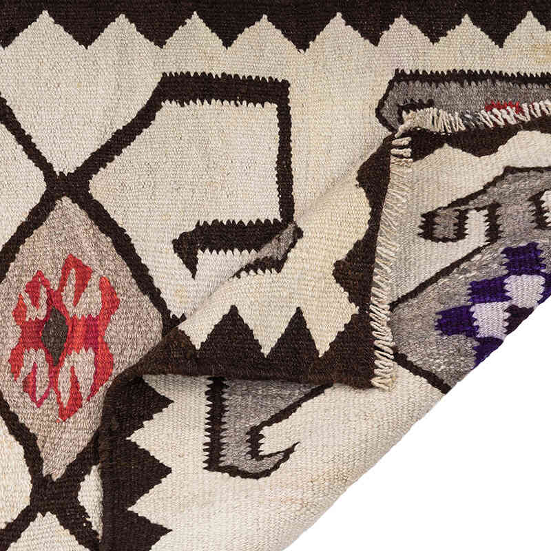 Vintage Tribal Kilim Runner - 2' 8" x 12' 6" (32" x 150") - K0068305