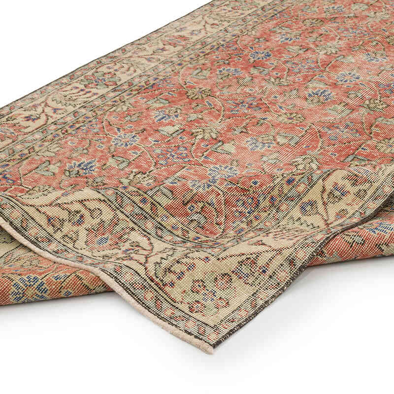Vintage Turkish Hand-Knotted Rug - 5' 1" x 9' 1" (61" x 109") - K0068317