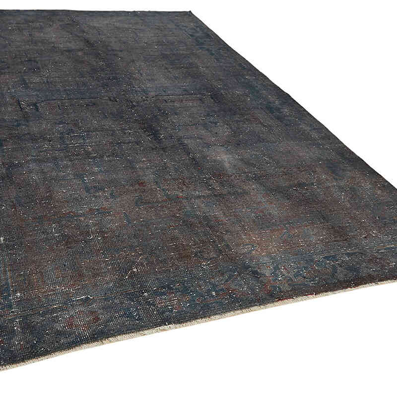 Overdyed Vintage Hand-knotted Oriental Rug - 7' 2" x 10' 4" (86" x 124") - K0068331