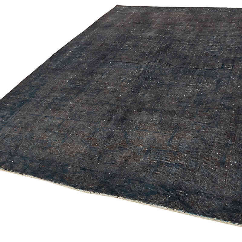 Overdyed Vintage Hand-knotted Oriental Rug - 7' 2" x 10' 4" (86" x 124") - K0068331