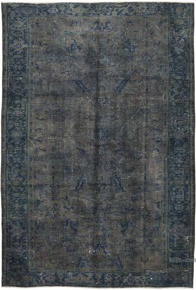 Overdyed Vintage Hand-knotted Oriental Rug - 7' 7" x 11' 4" (91" x 136")