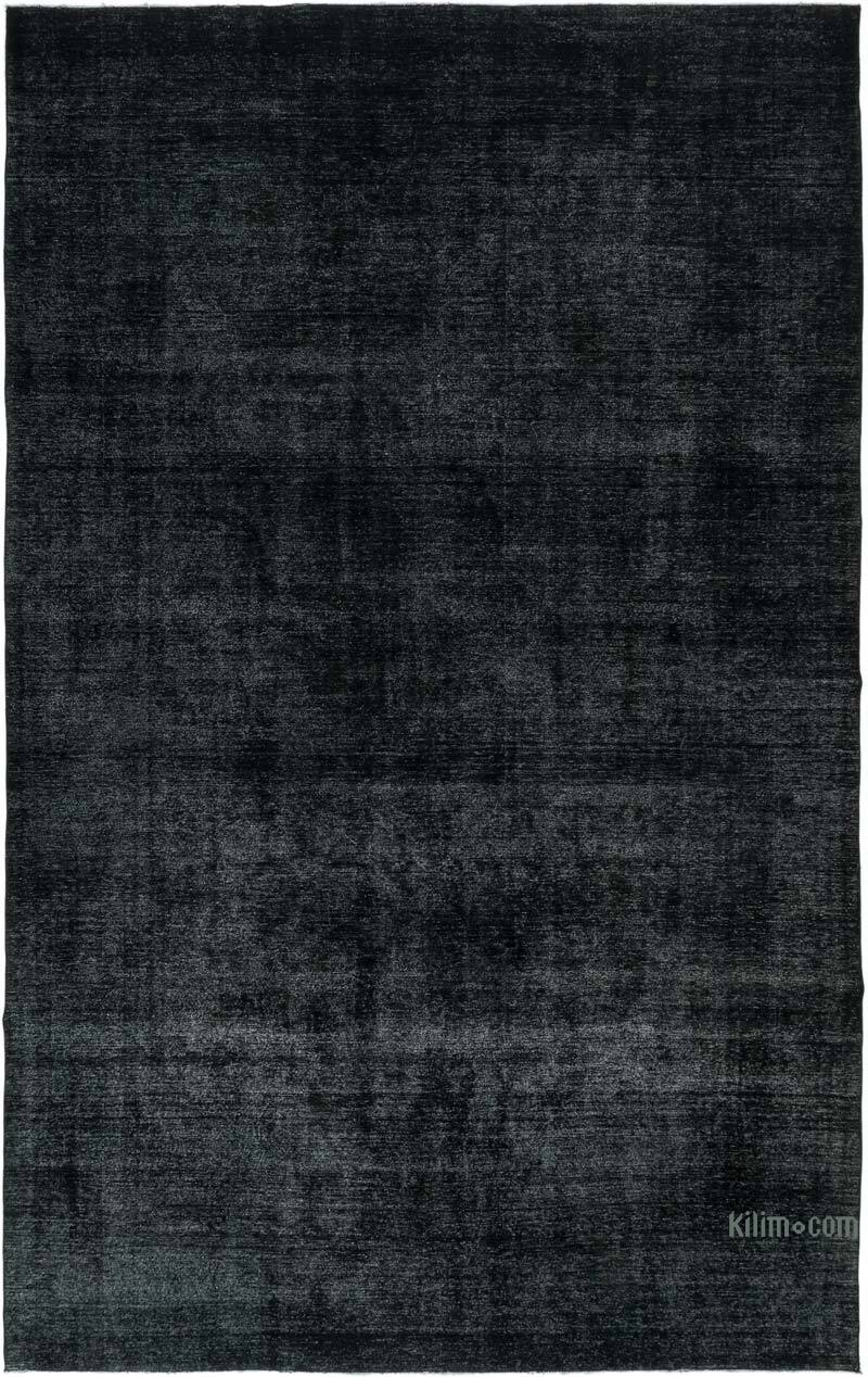 Overdyed Vintage Hand-knotted Oriental Rug - 9' 7" x 15' 3" (115" x 183") - K0068338