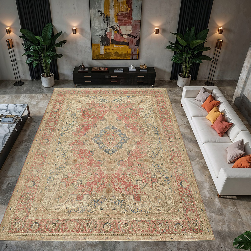 Vintage Hand-Knotted Oriental Rug - 11'  x 15' 3" (132" x 183") - K0068363