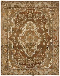 Alfombra Oriental Vintage Anudada a Mano - 240 cm x 297 cm