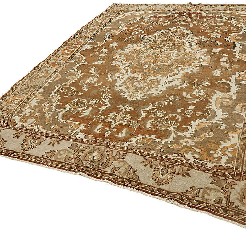Vintage Hand-Knotted Oriental Rug - 7' 10" x 9' 9" (94" x 117") - K0068365