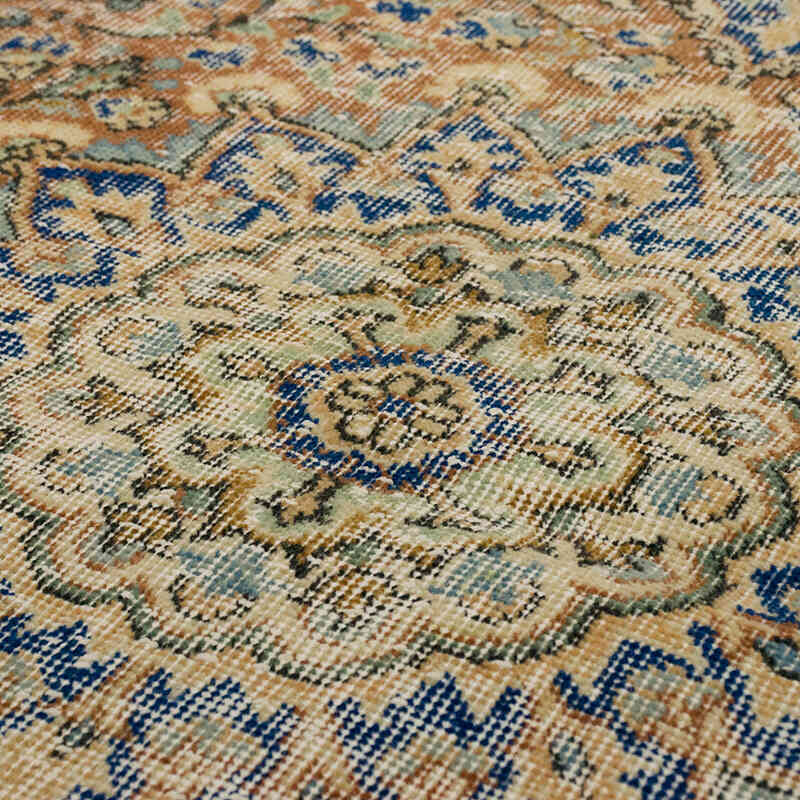 El Dokuma Vintage Halı - 108 cm x 207 cm - K0068383