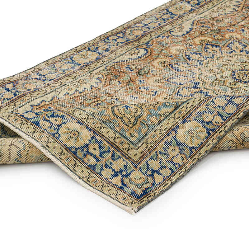El Dokuma Vintage Halı - 108 cm x 207 cm - K0068383