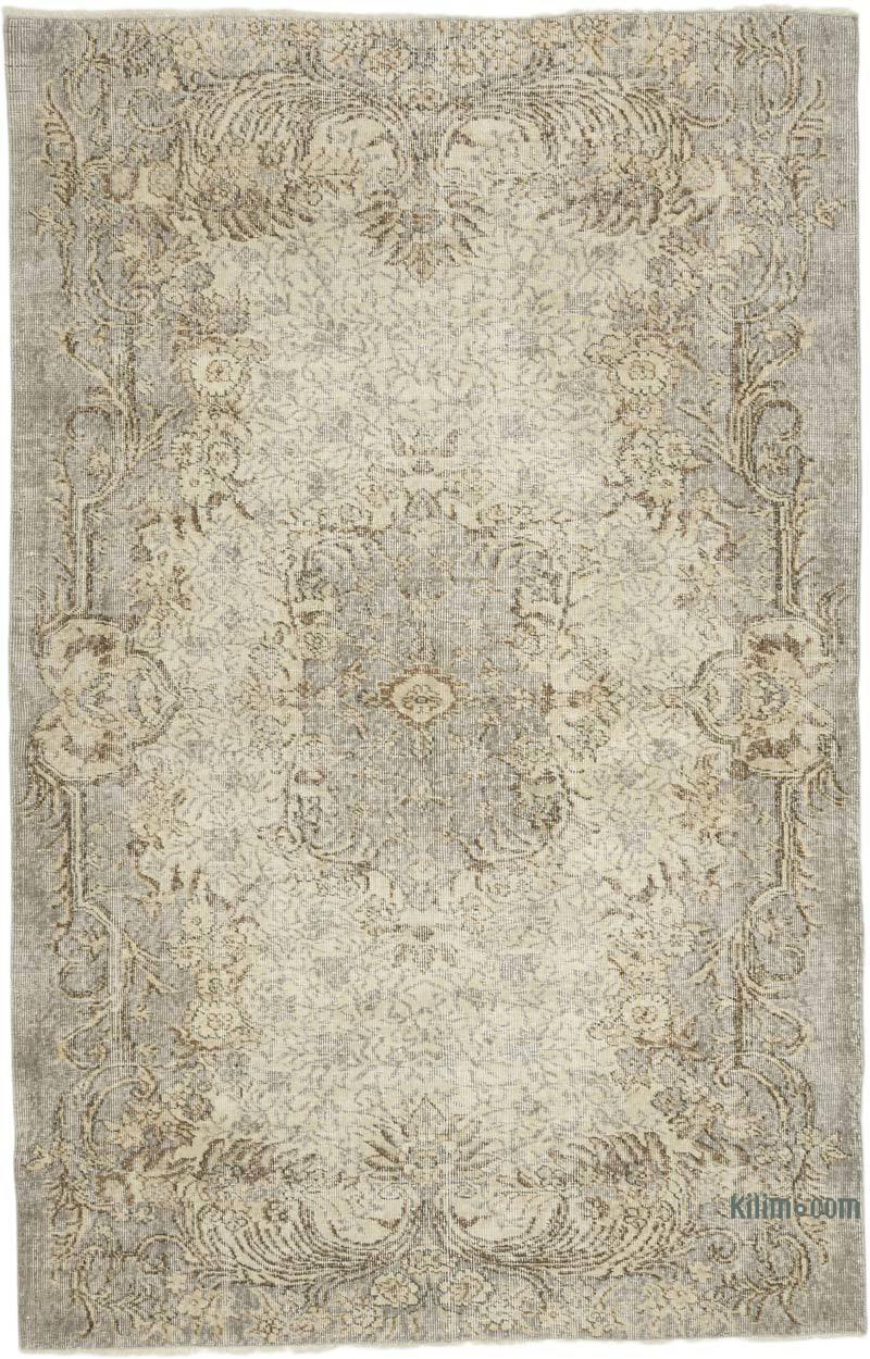 Vintage Turkish Hand-Knotted Rug - 5' 4" x 8' 5" (64" x 101") - K0068389