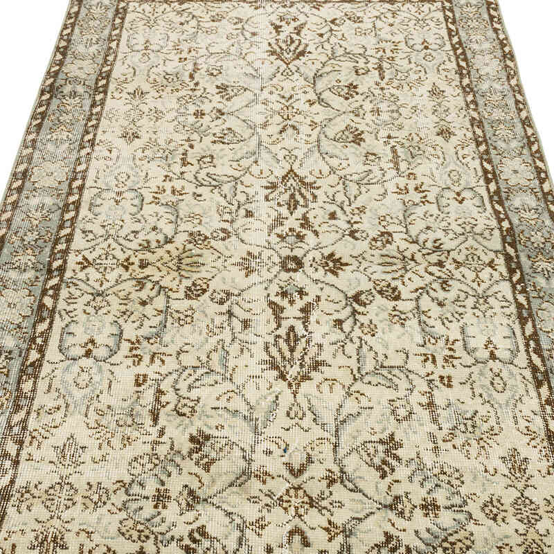 Alfombra Vintage Turca Anudada a Mano - 115 cm x 208 cm - K0068391
