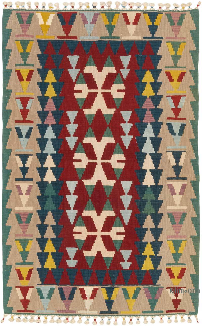 New Kayseri Kilim Rug - 3' 7" x 5' 7" (43" x 67") - K0068420