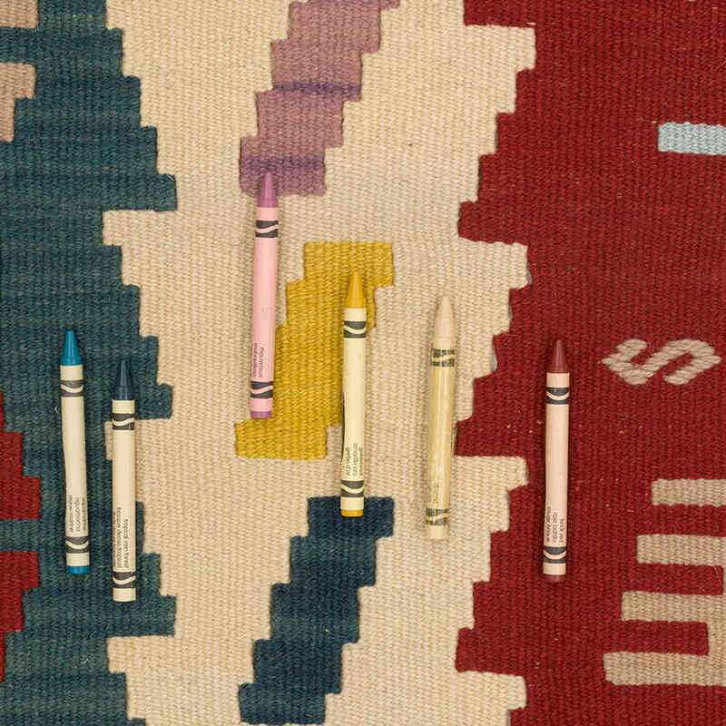 New Kayseri Kilim Rug - 3' 6" x 5' 11" (42" x 71") - K0068428