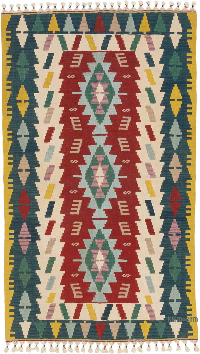 New Kayseri Kilim Rug - 3' 6" x 5' 11" (42" x 71") - K0068428