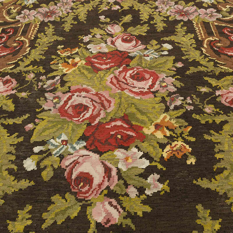 Vintage Handwoven Moldovan Kilim Rug - 235 cm x 337 cm - K0068446