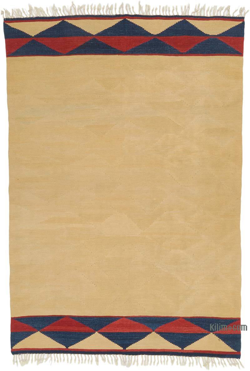 New Turkish Kilim Rug - 5' 3" x 7' 5" (63" x 89") - K0068451