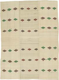 Vintage Anatolian Kilim Rug - 7' 6" x 10'  (90" x 120")