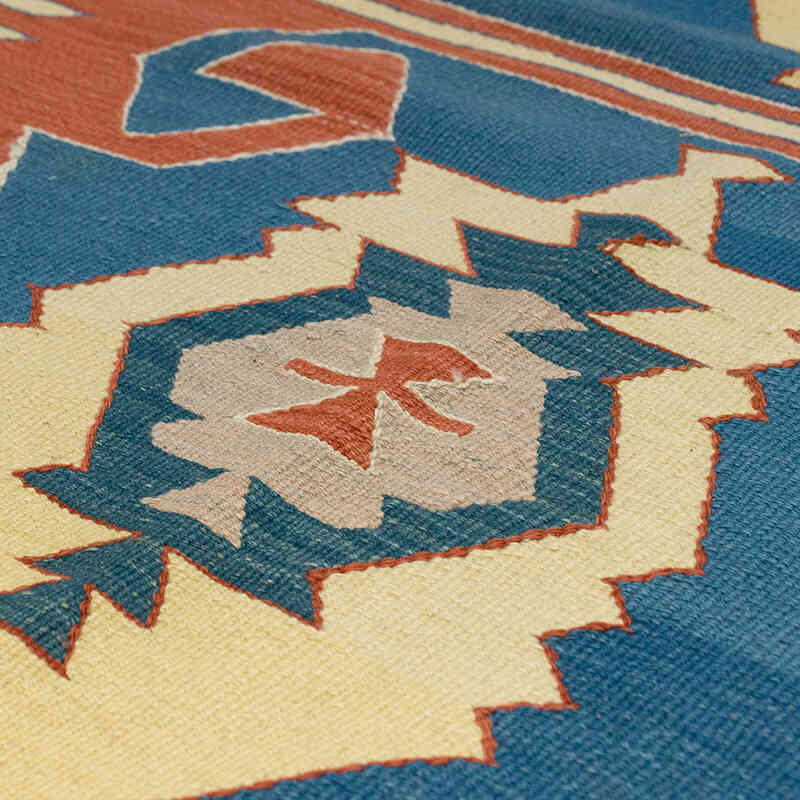 Vintage Turkish Kilim Rug - 4' 1" x 6' 5" (49" x 77") - K0068453