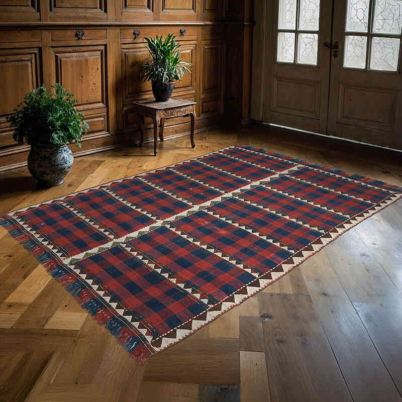 Antika Kafkas Verneh Kilimi - 160 cm x 220 cm - K0068454